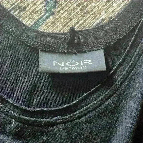 Front twist Draped Midi Stretch Classic Dress Timeless Ruched Boho Lagenlook NÖR - Picture 4 of 7